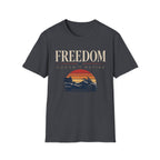 Freedom Doesn't Retire Sunset T-Shirt