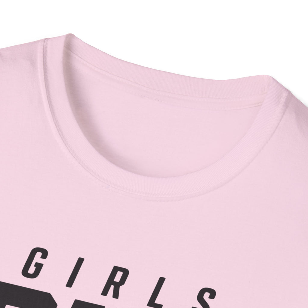 Girls Ride Harder Words T-Shirt