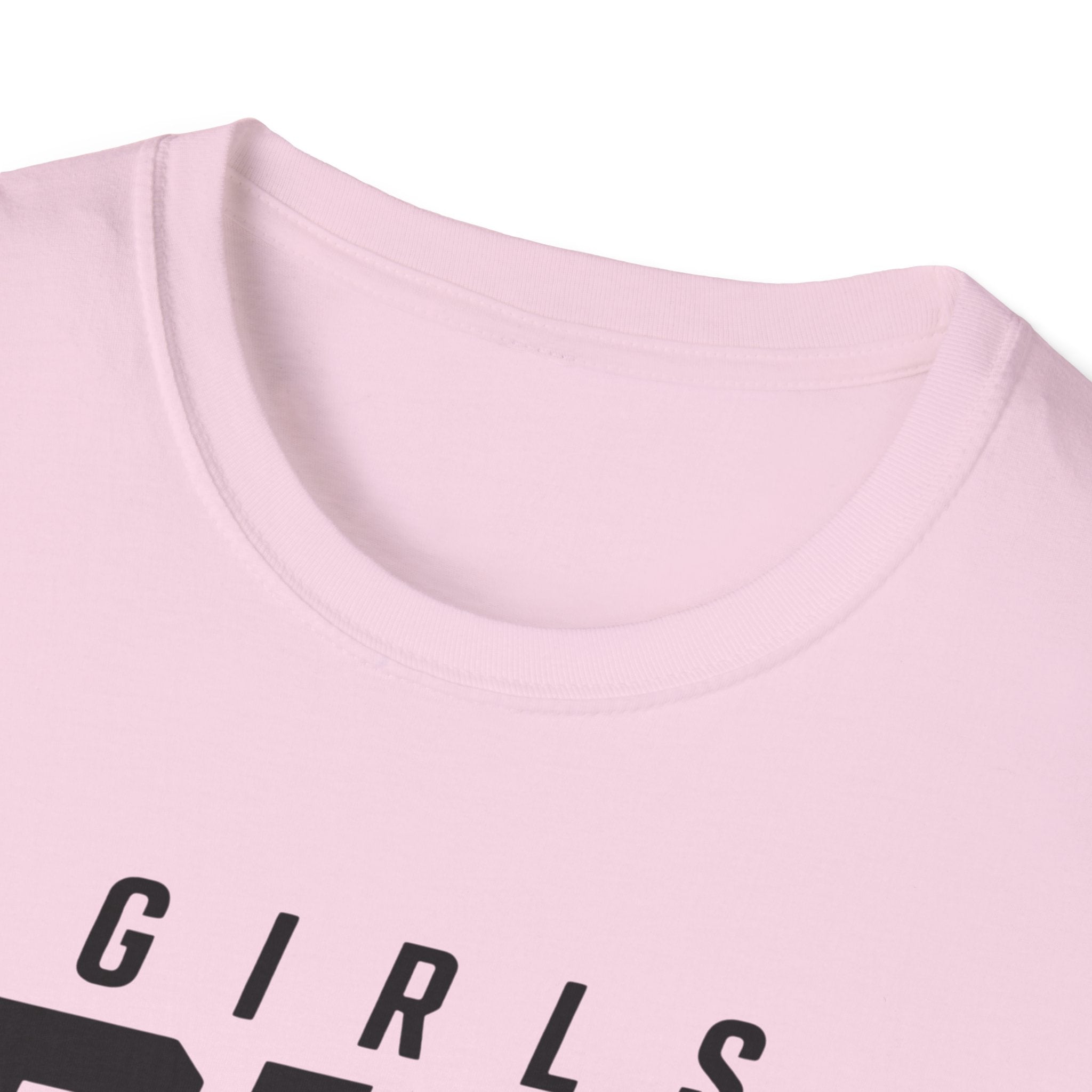 Girls Ride Harder Words T-Shirt