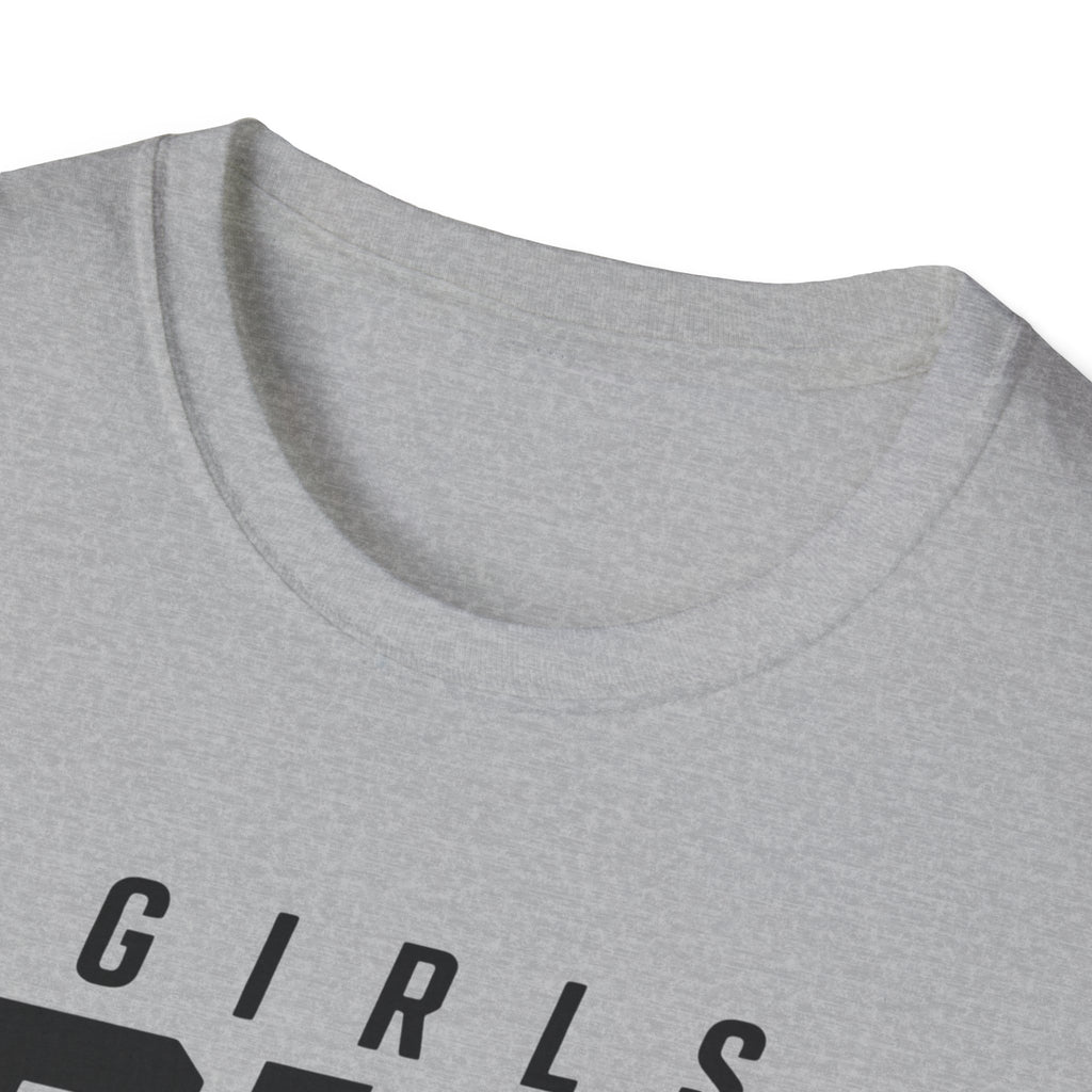 Girls Ride Harder Words T-Shirt