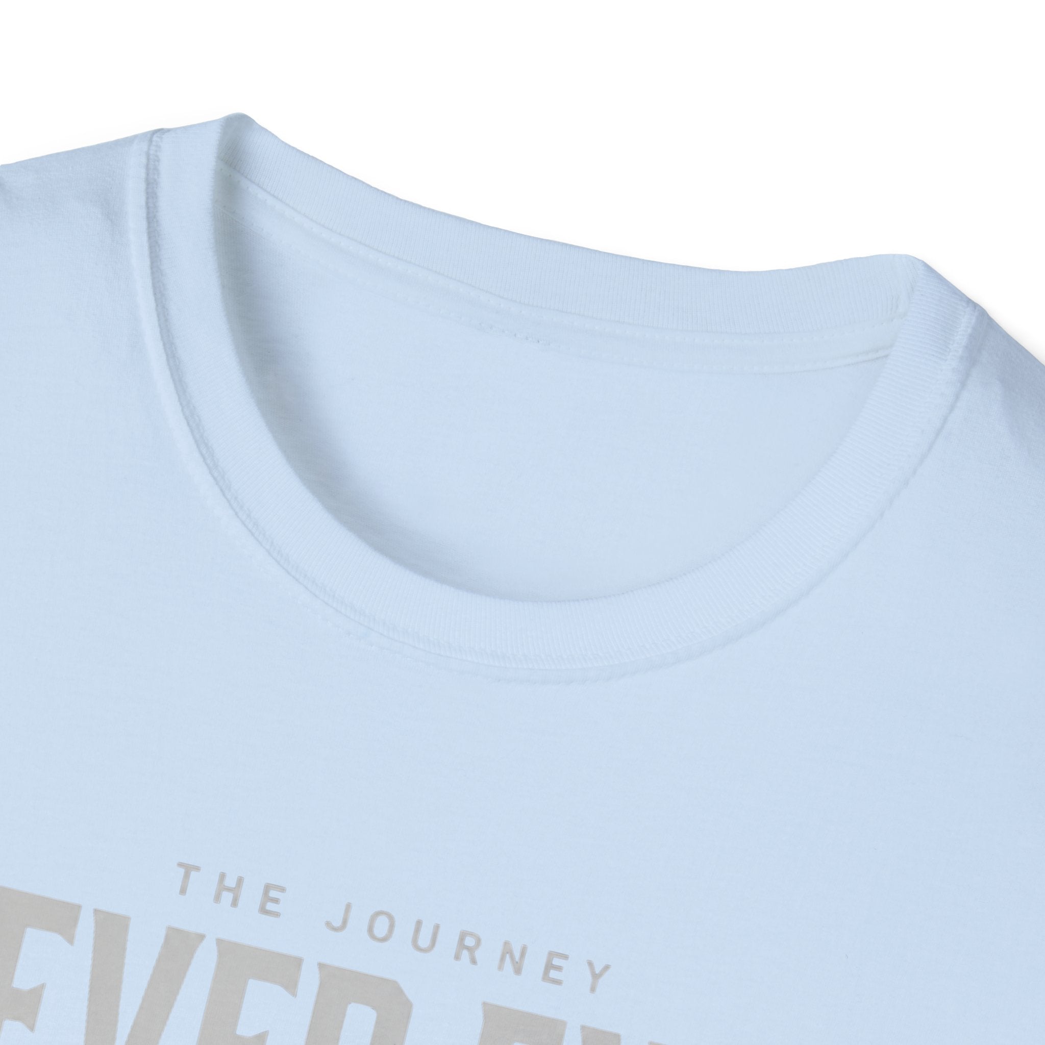 The Journey Never Ends White T-Shirt