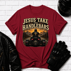 Jesus Take The Handlebars T-Shirt