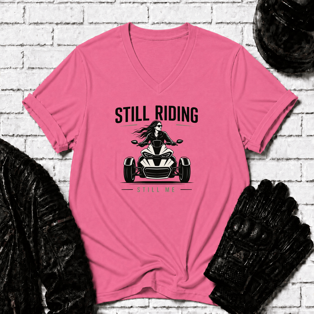 Still Riding Still Me V Neck T-Shirt