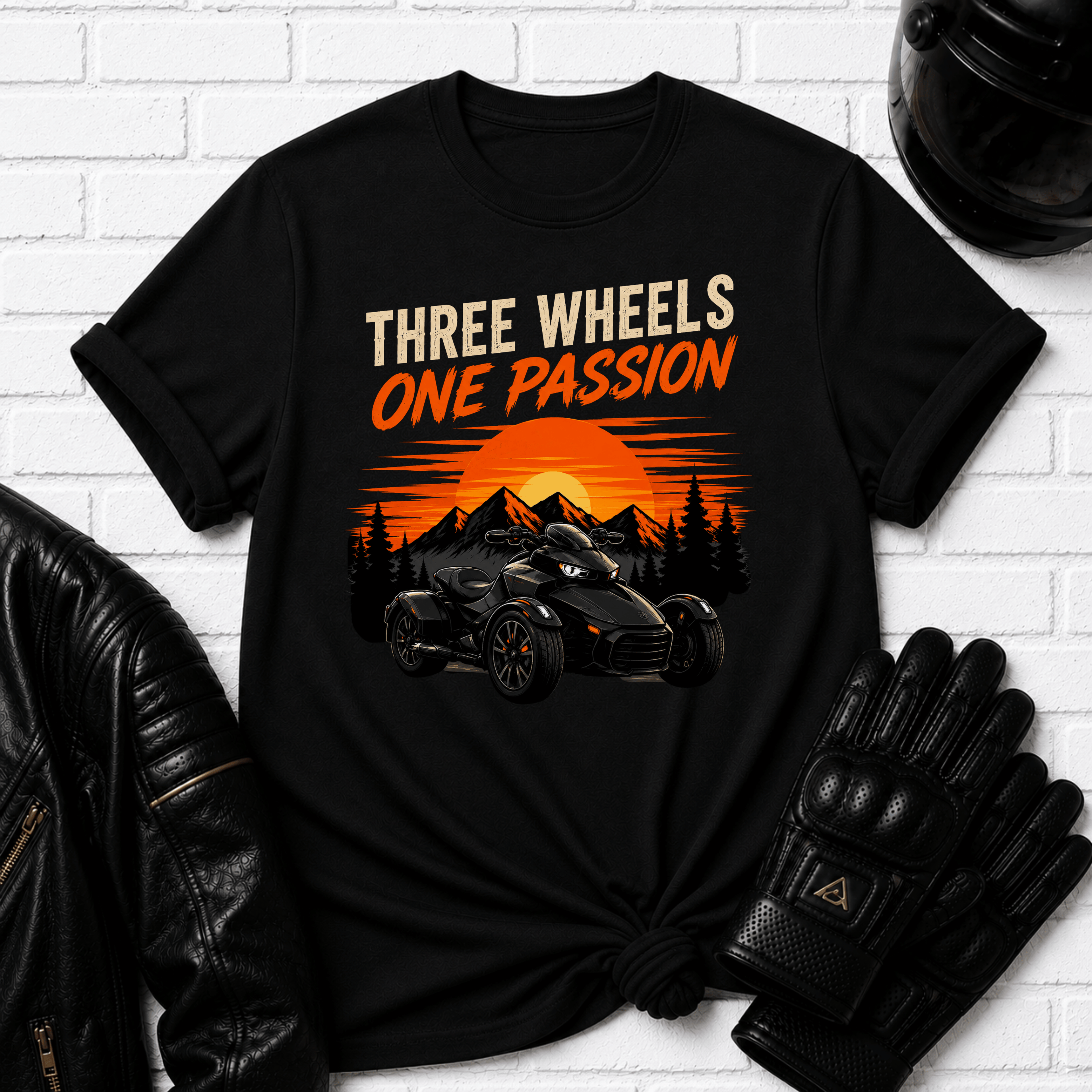 Three Wheels One Passion T-Shirt
