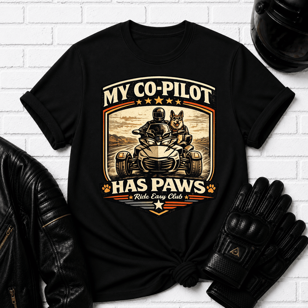 My CoPilot Has Paws T-Shirt