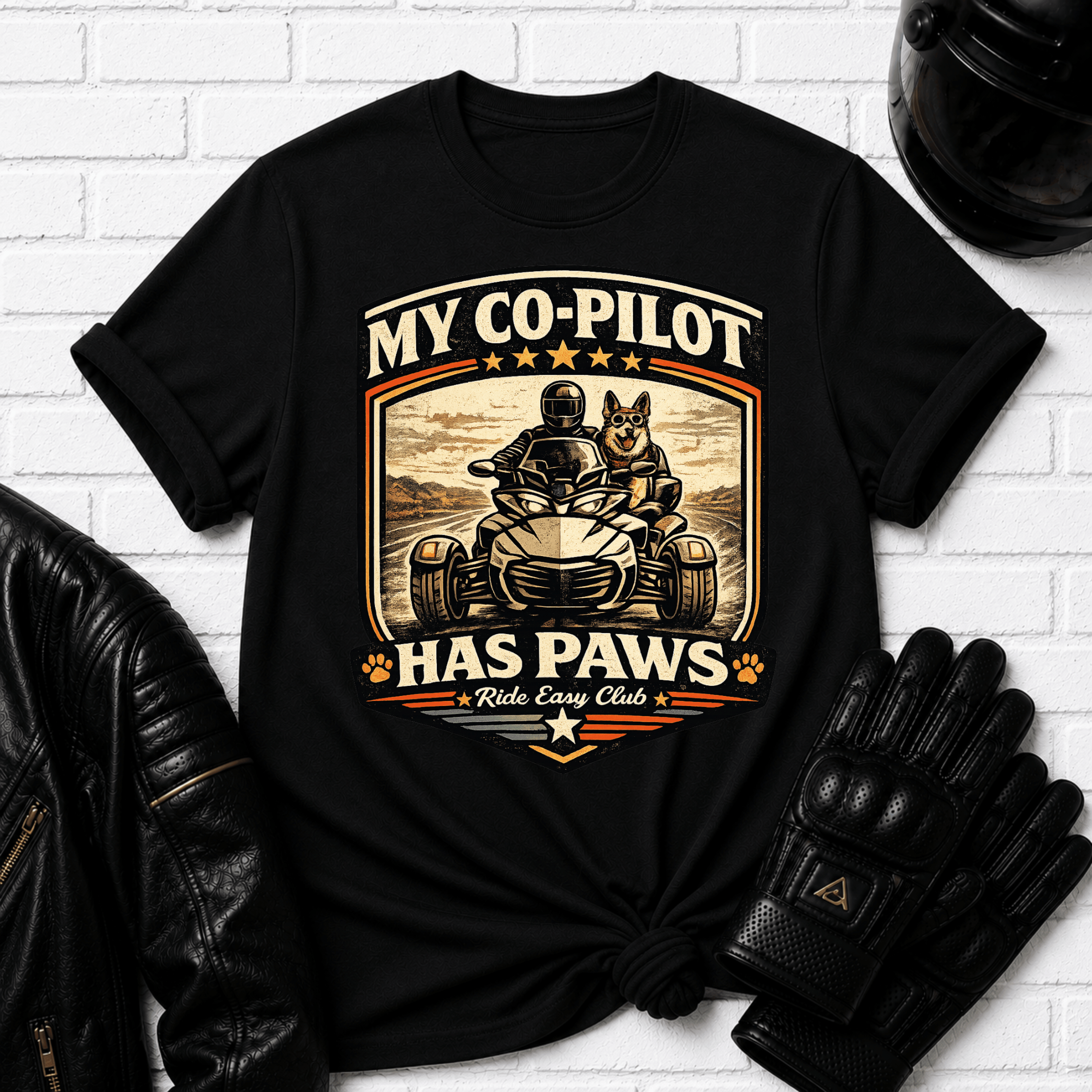 My CoPilot Has Paws T-Shirt