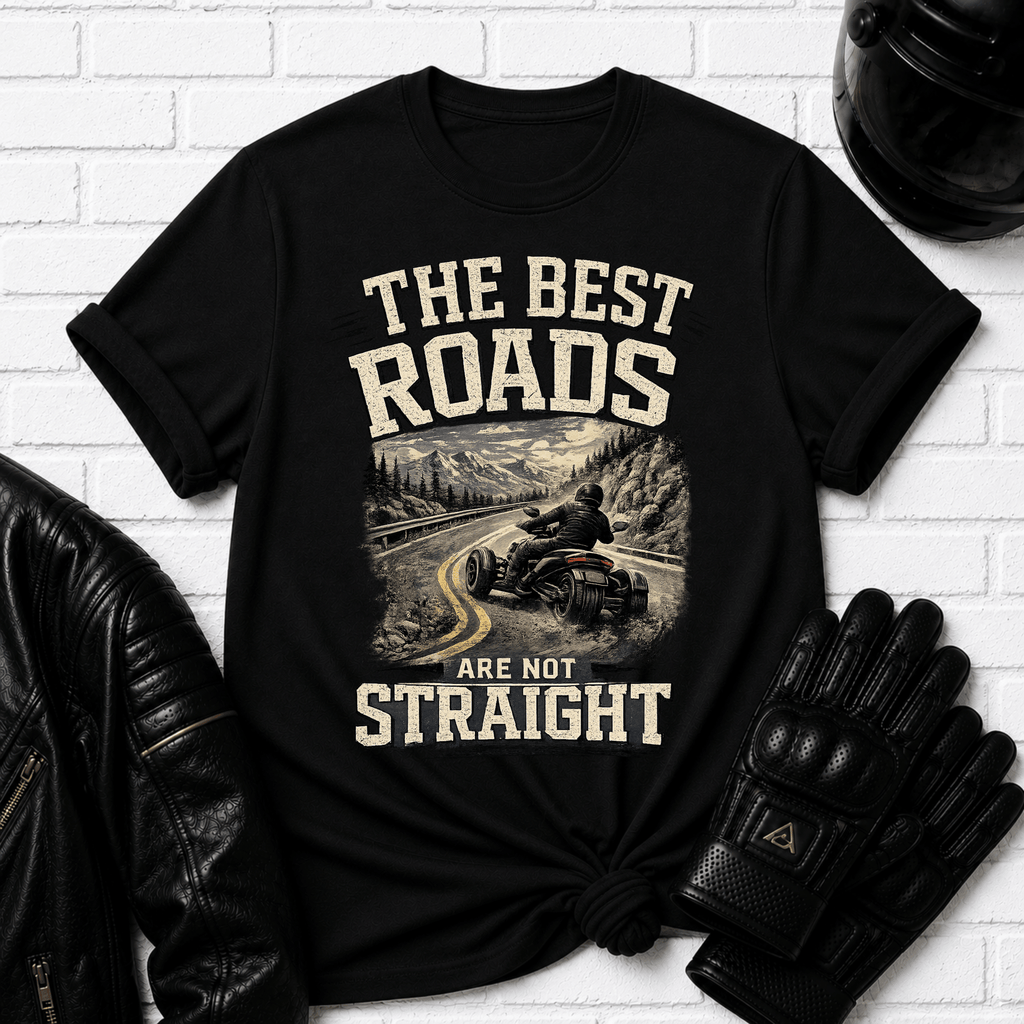 Best Roads Are Not Straight T-Shirt