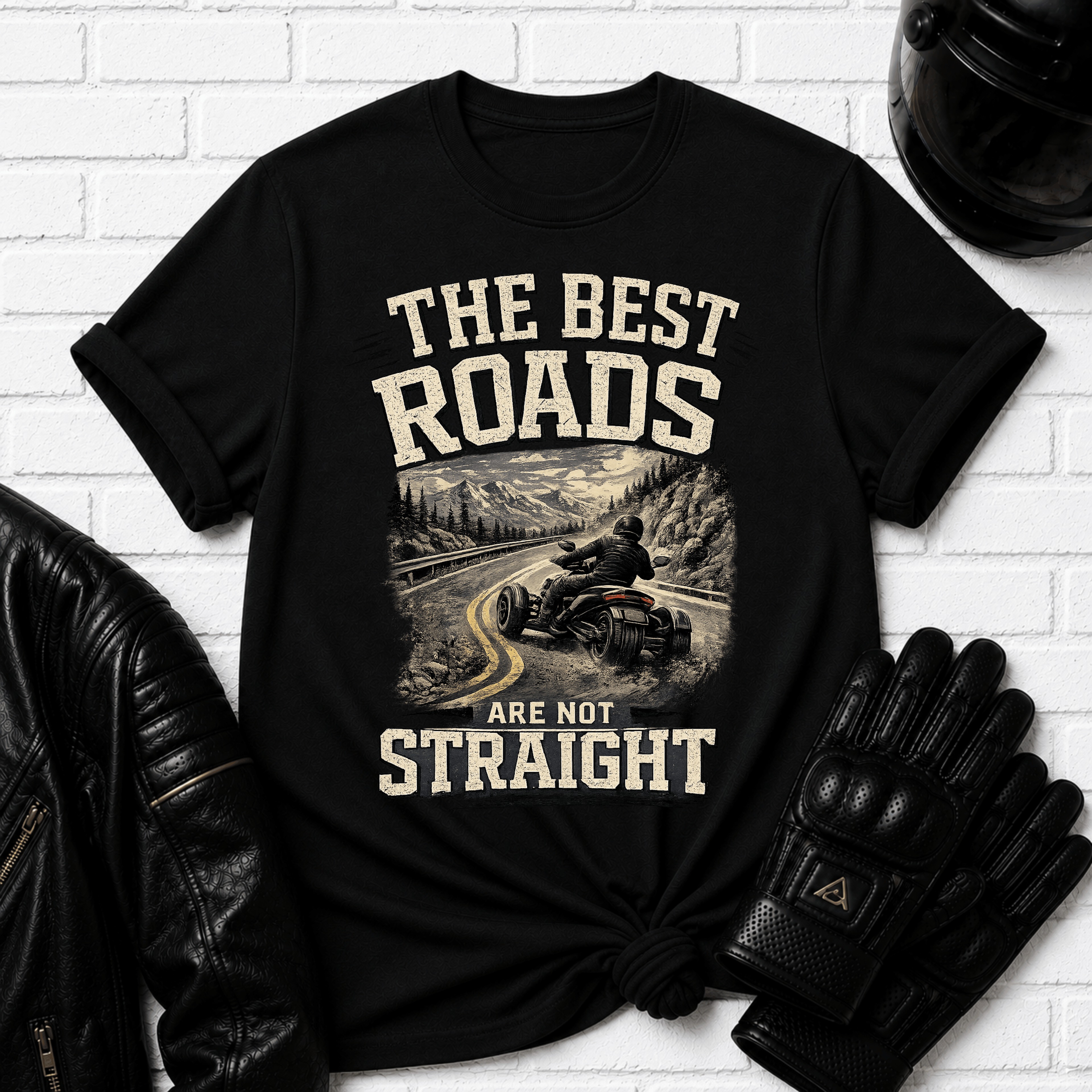 Best Roads Are Not Straight T-Shirt