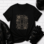 Flower Spyder V Neck T-Shirt