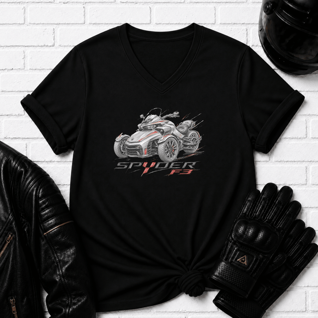 F3 Sketch V Neck T-Shirt