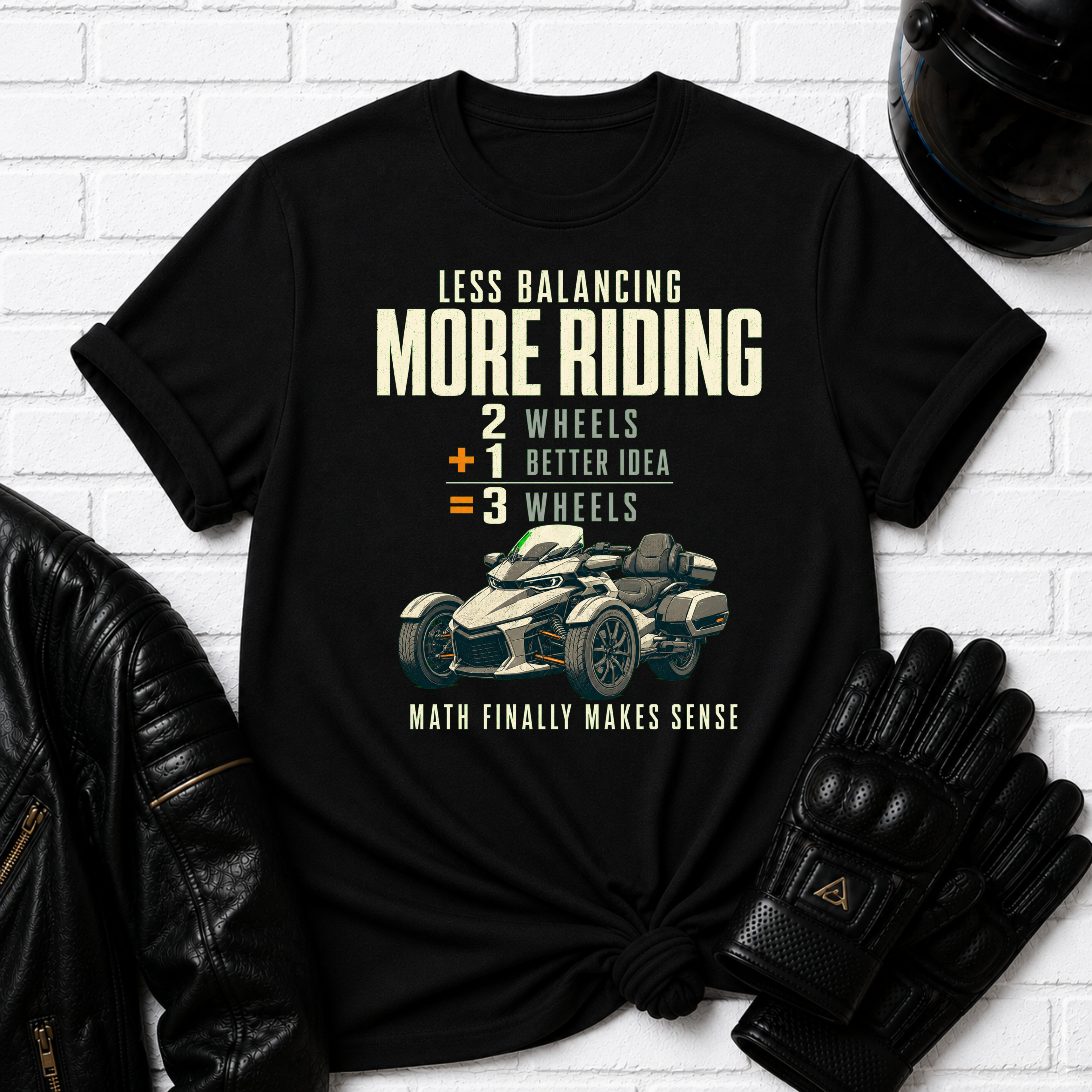 Less Balancing More Riding T-Shirt