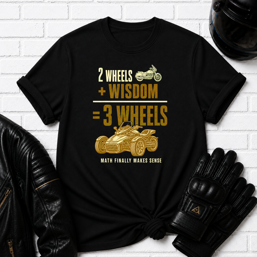 Two Wheels Wisdom T-Shirt
