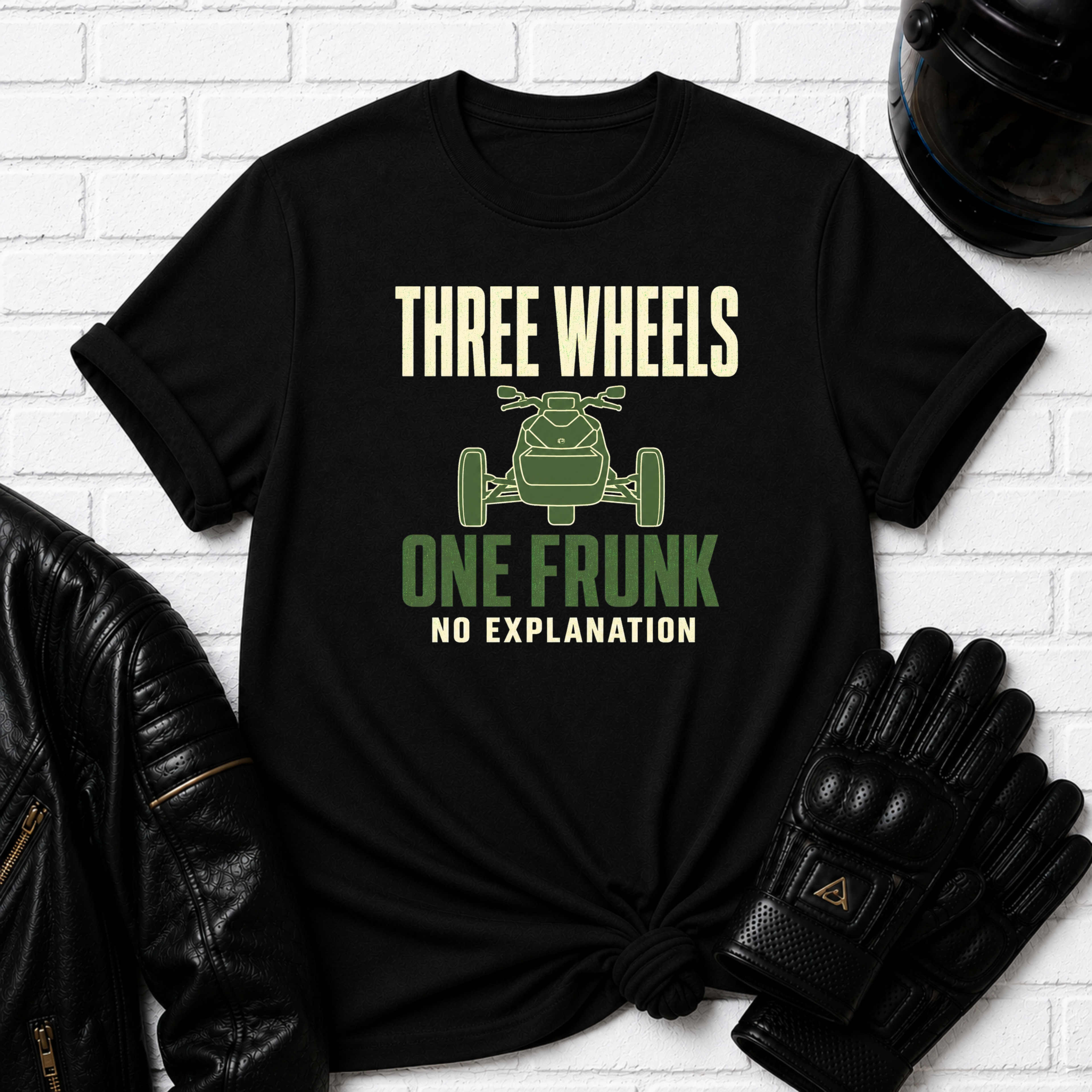 Three Wheels One Frunk T-Shirt