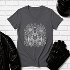 Flower Ryker V Neck T-Shirt
