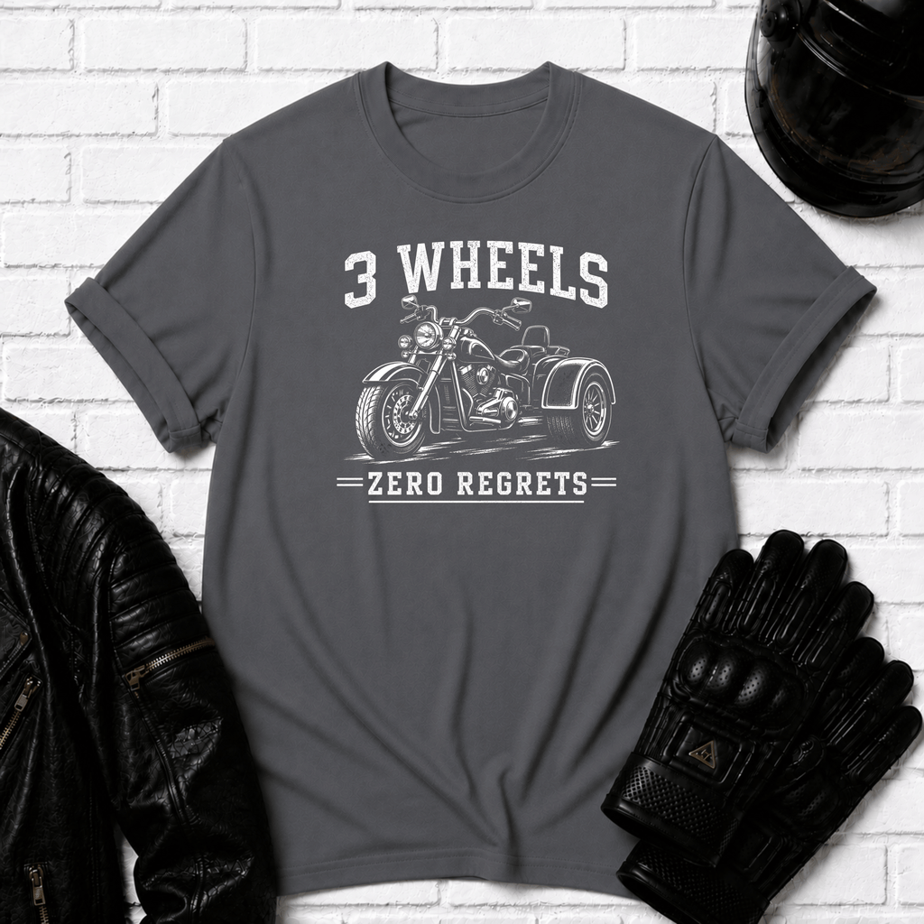 Three Wheels Zero Regrets TT T-Shirt