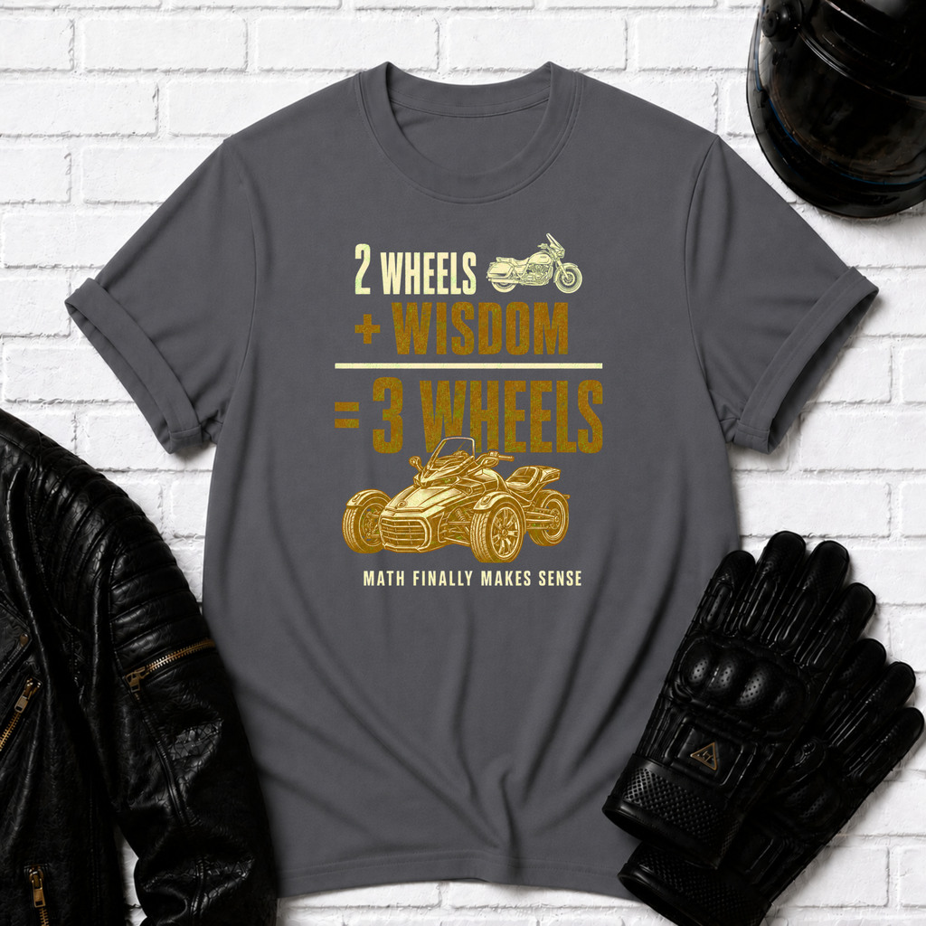 Two Wheels Wisdom T-Shirt