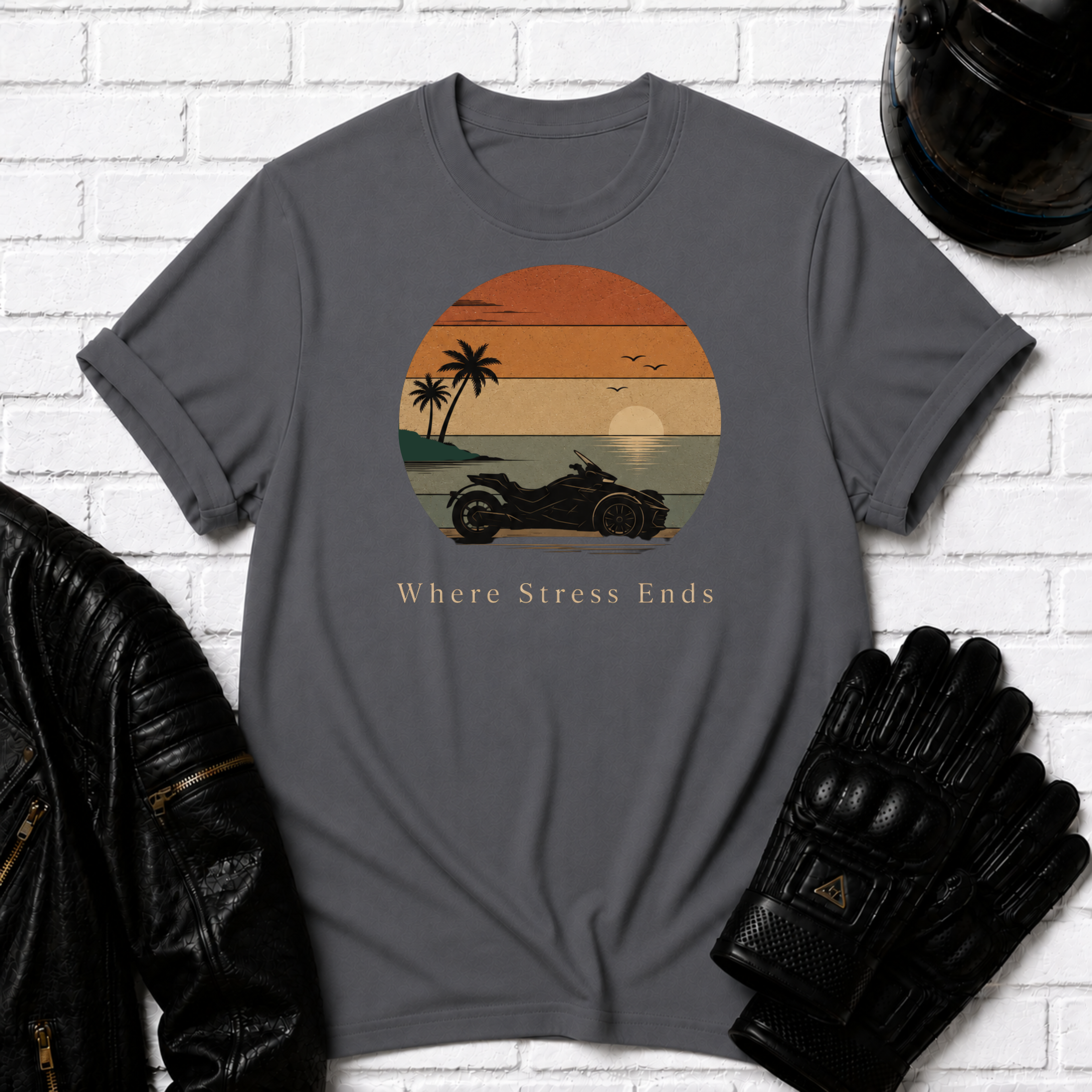 Where Stress Ends T-Shirt