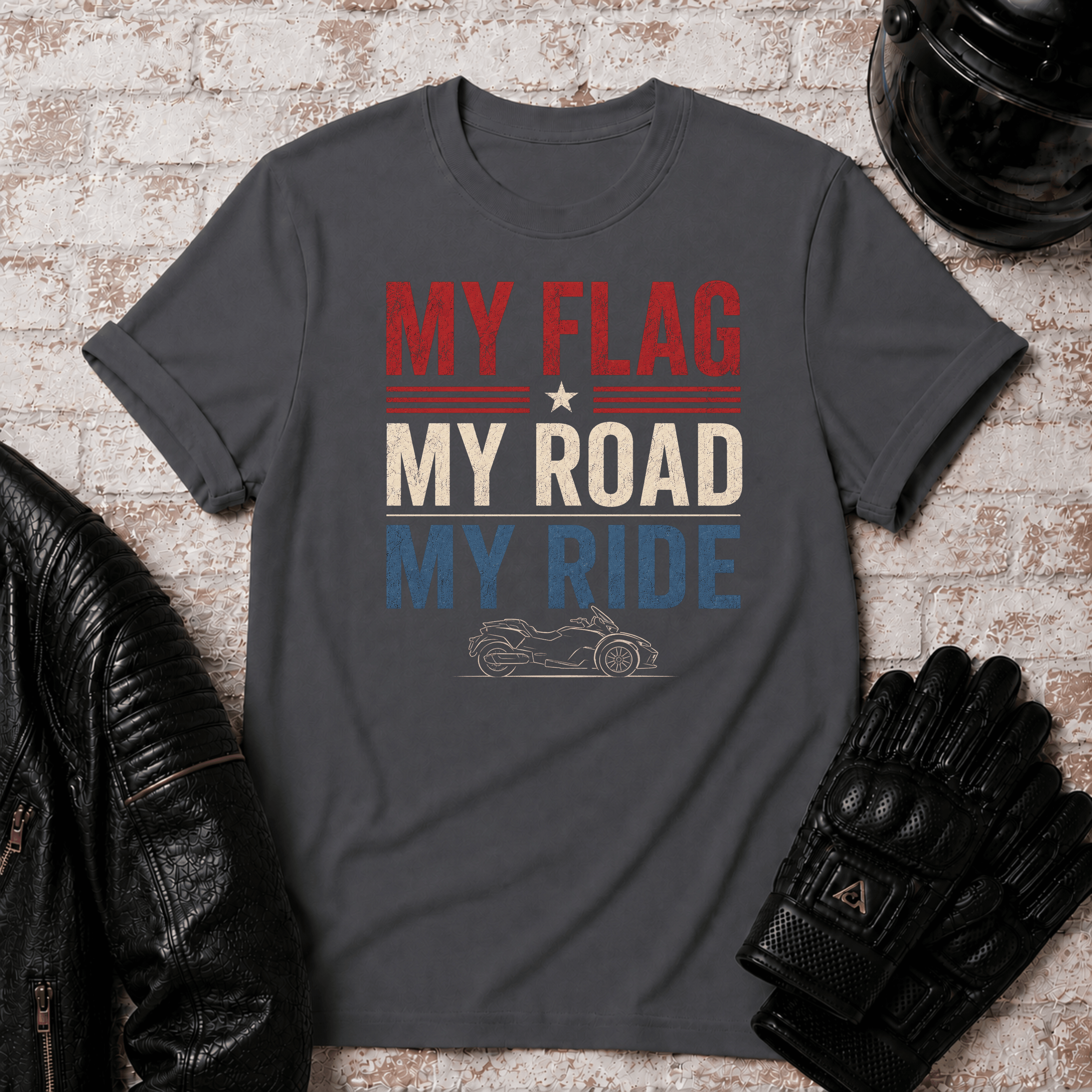 Flag Road Ride T-Shirt
