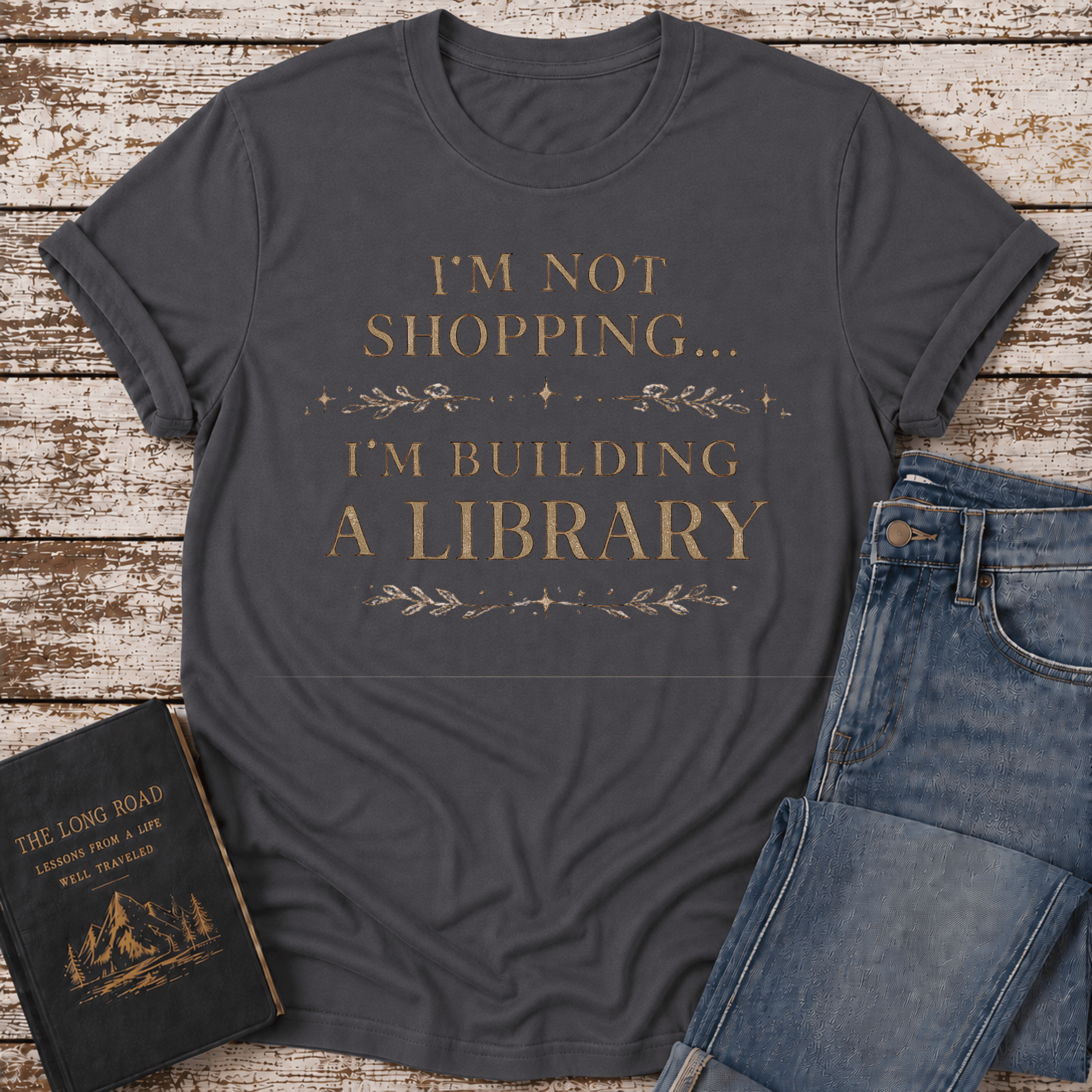 Building a Library T-Shirt