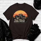 Three Wheels Endless Roads T-Shirt