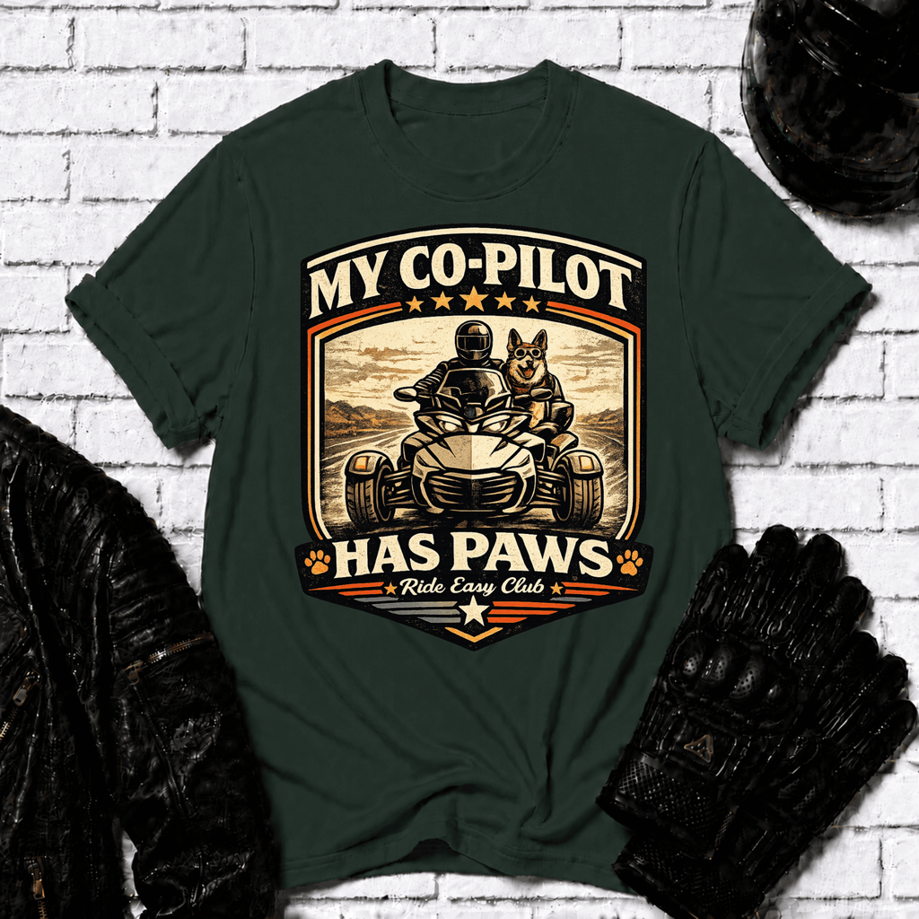 My CoPilot Has Paws T-Shirt