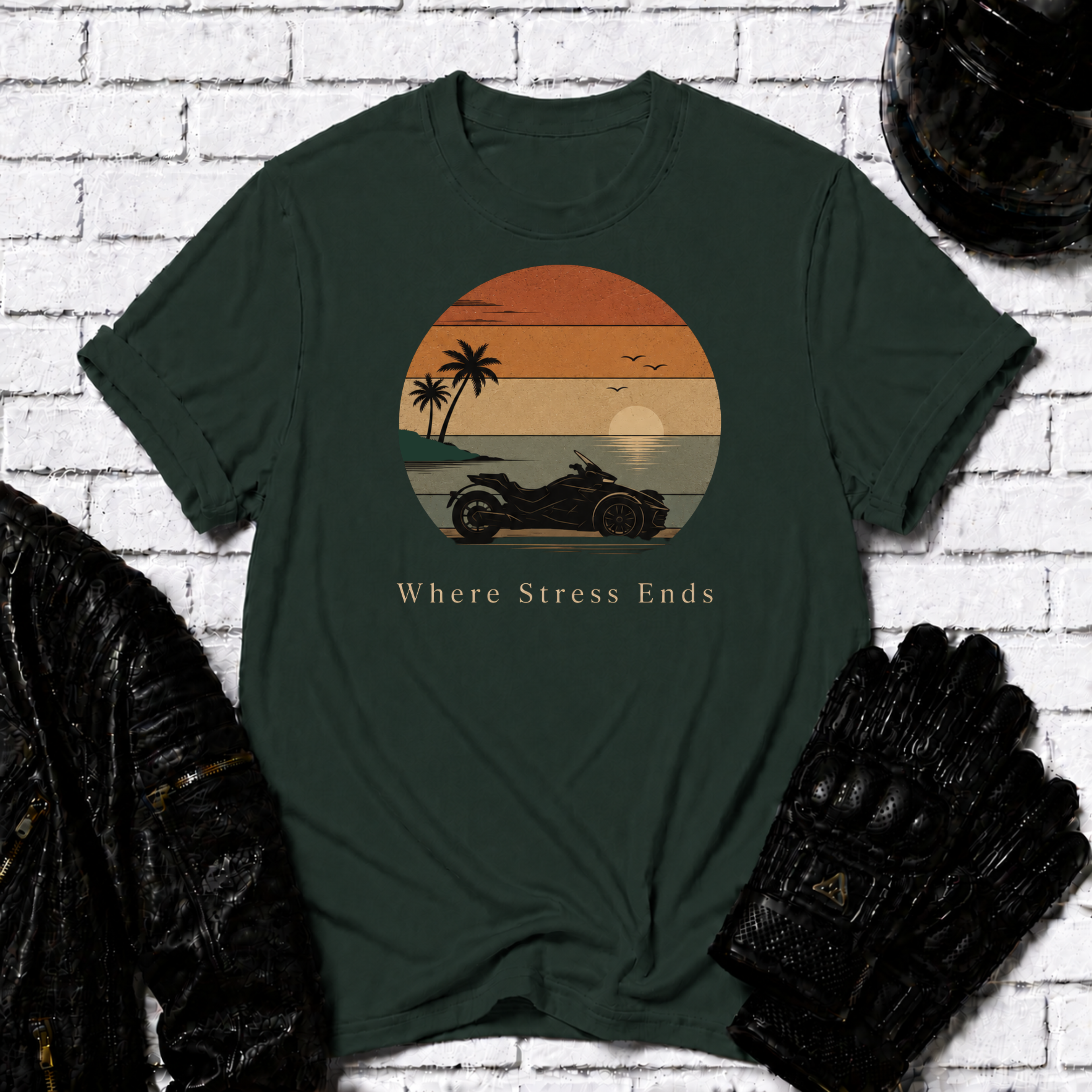 Where Stress Ends T-Shirt