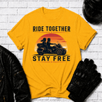 Ride Together Stay Together Sunset T-Shirt