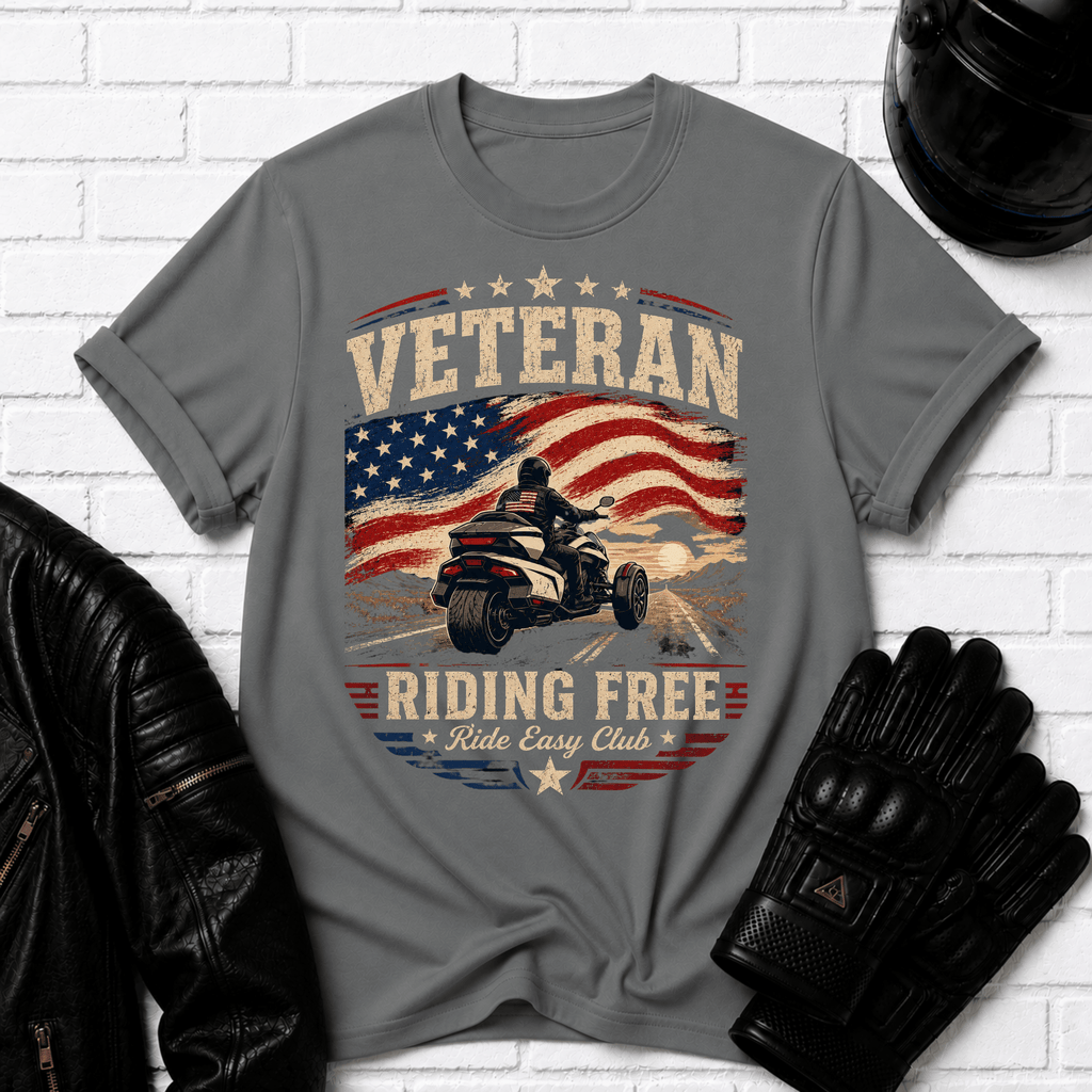 Veteran Riding Free T-Shirt
