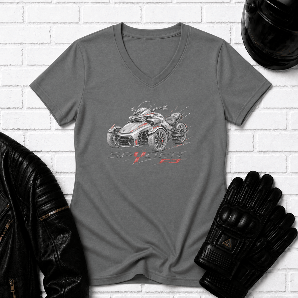 F3 Sketch V Neck T-Shirt