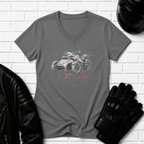 F3 Sketch V Neck T-Shirt