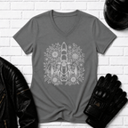 Flower Ryker V Neck T-Shirt