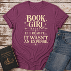 Book Girl Math T-Shirt