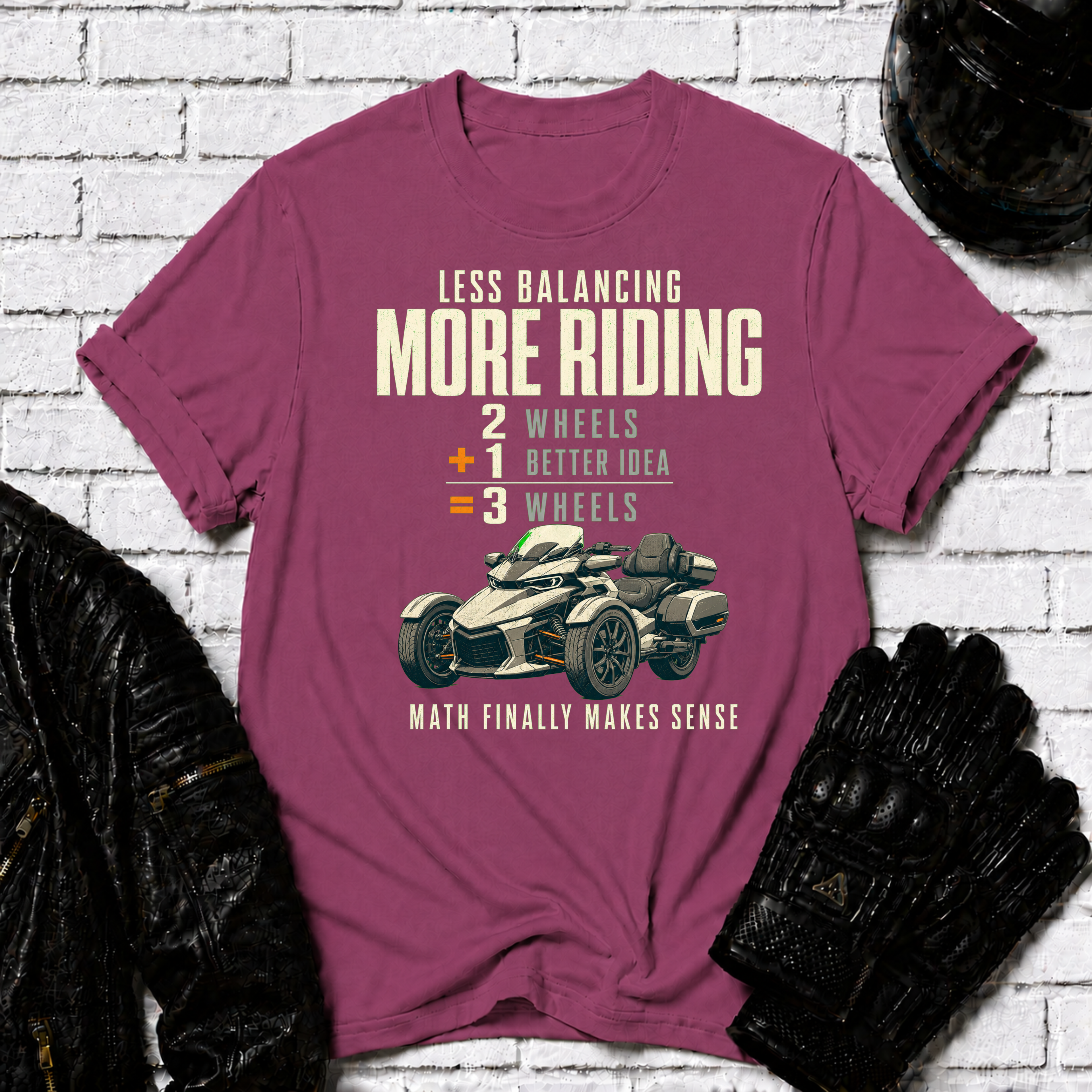 Less Balancing More Riding T-Shirt