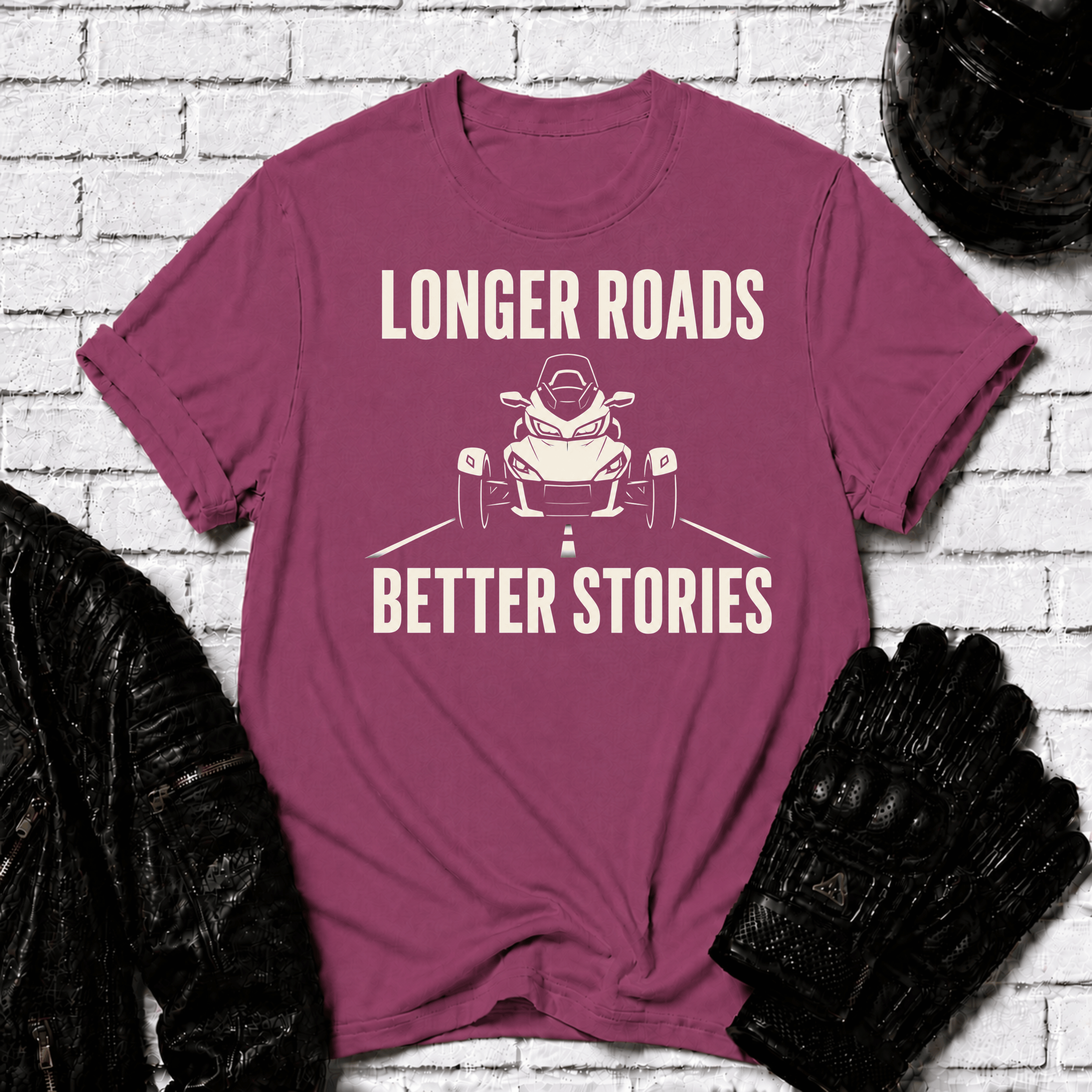 Longer Roads Better Stories T-Shirt
