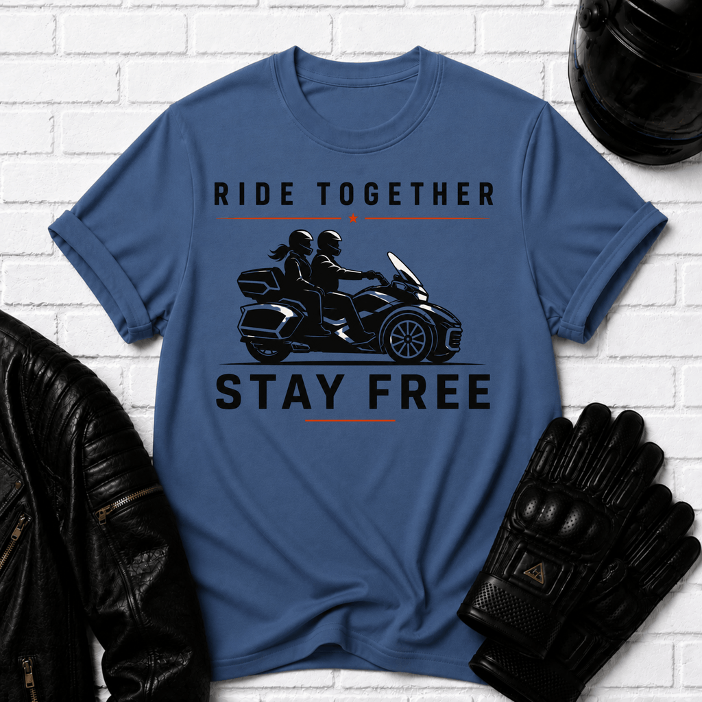 Ride Together Stay Free T-Shirt