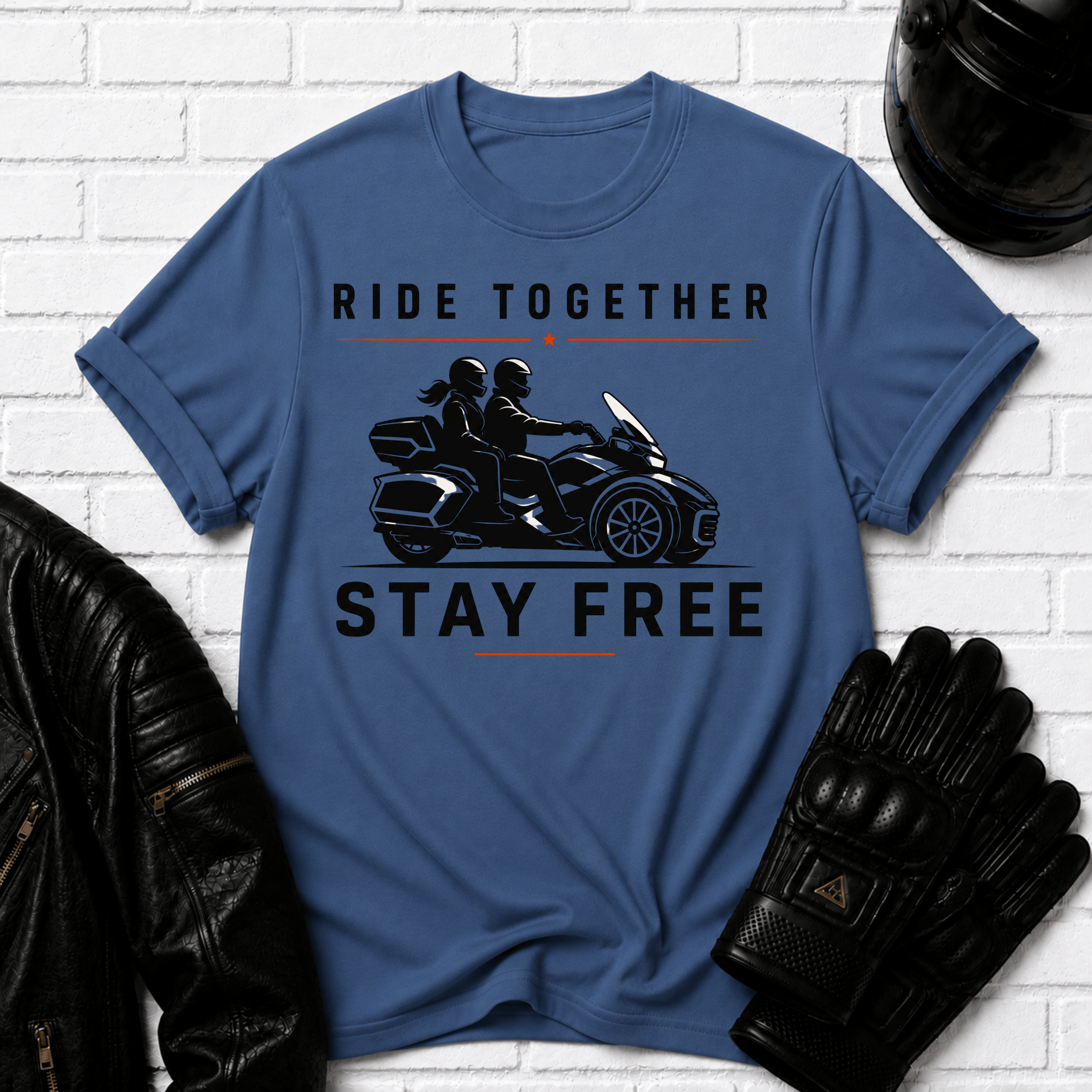 Ride Together Stay Free T-Shirt