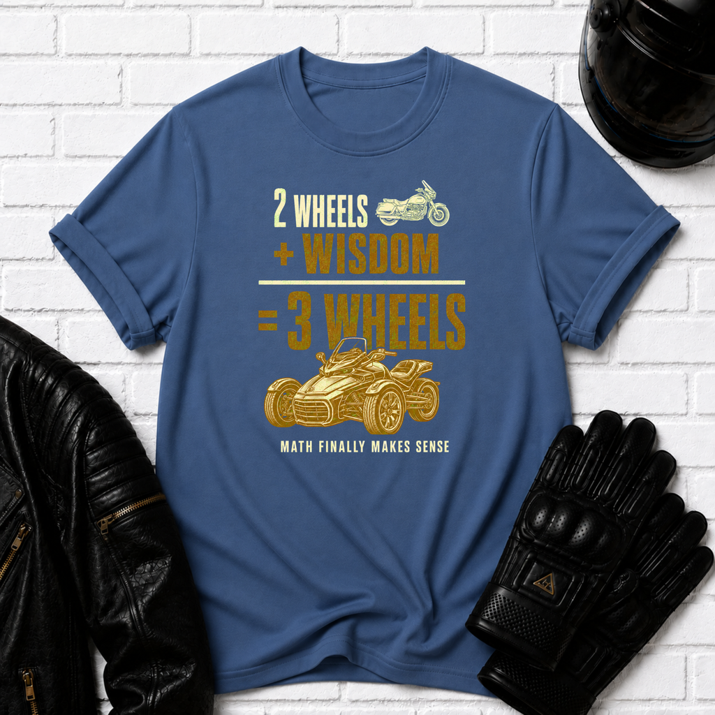 Two Wheels Wisdom T-Shirt
