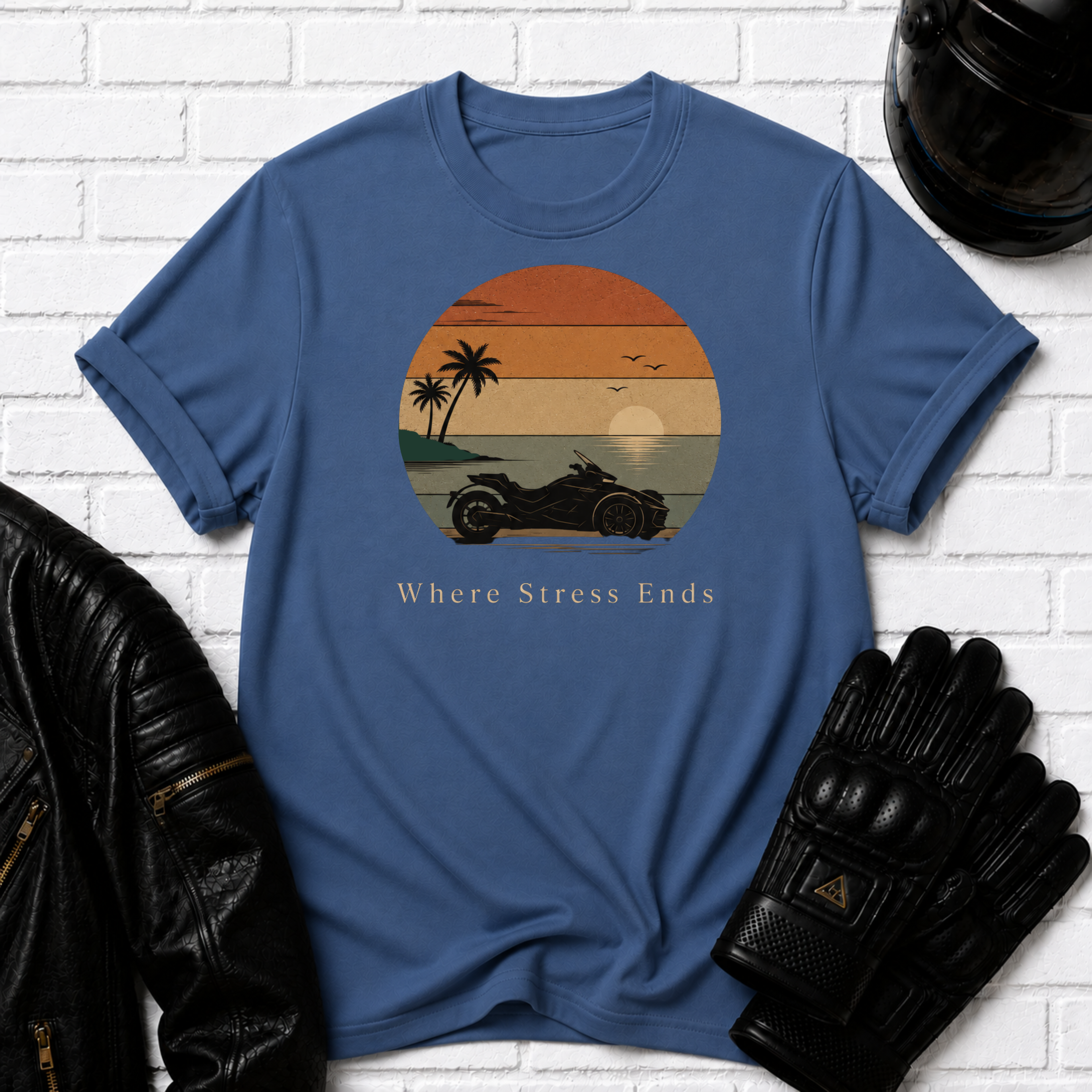 Where Stress Ends T-Shirt