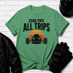 Zero Tips All Trips Sunset T-Shirt