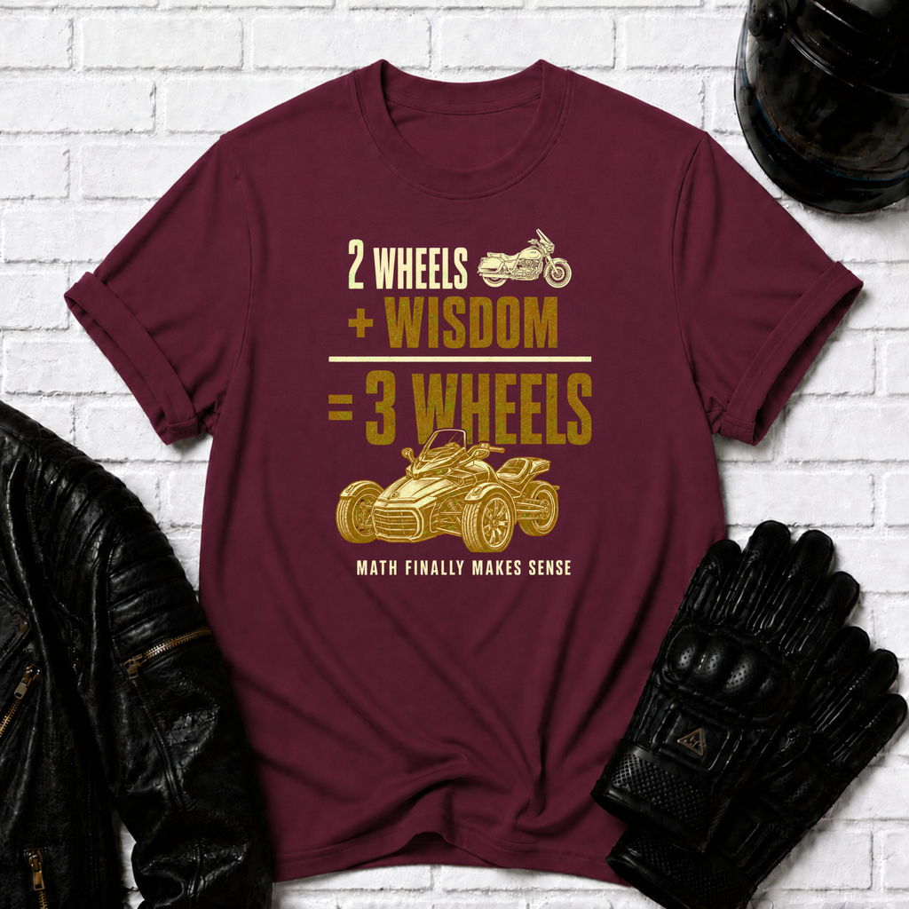 Two Wheels Wisdom T-Shirt
