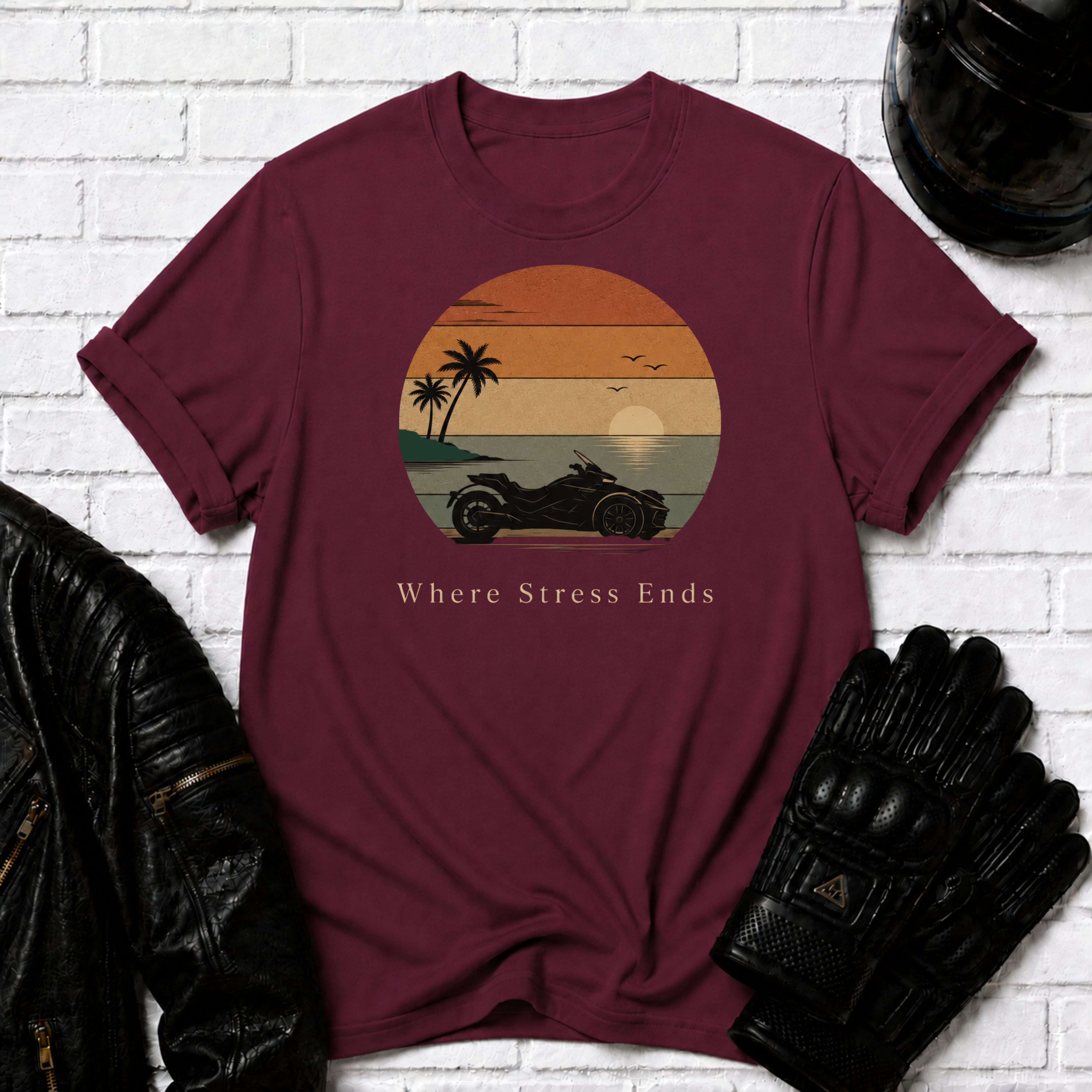 Where Stress Ends T-Shirt
