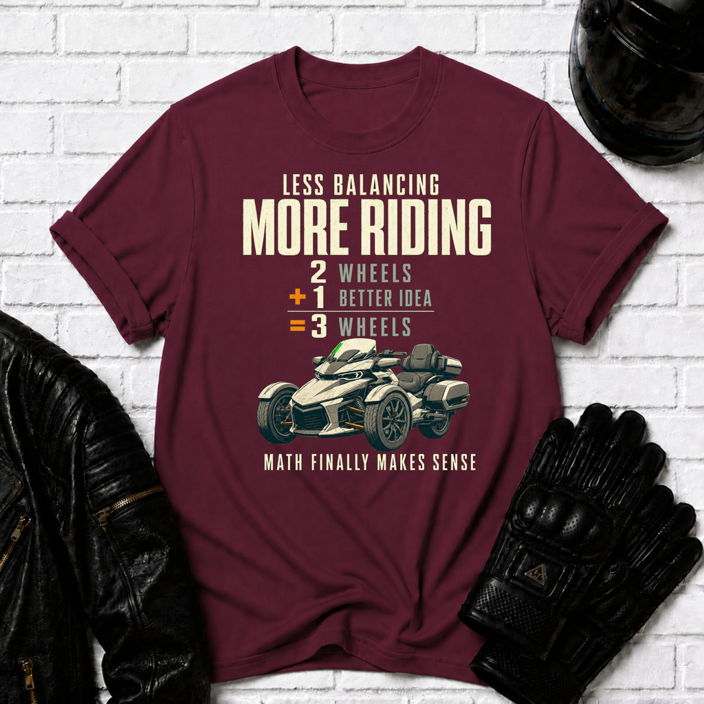 Less Balancing More Riding T-Shirt