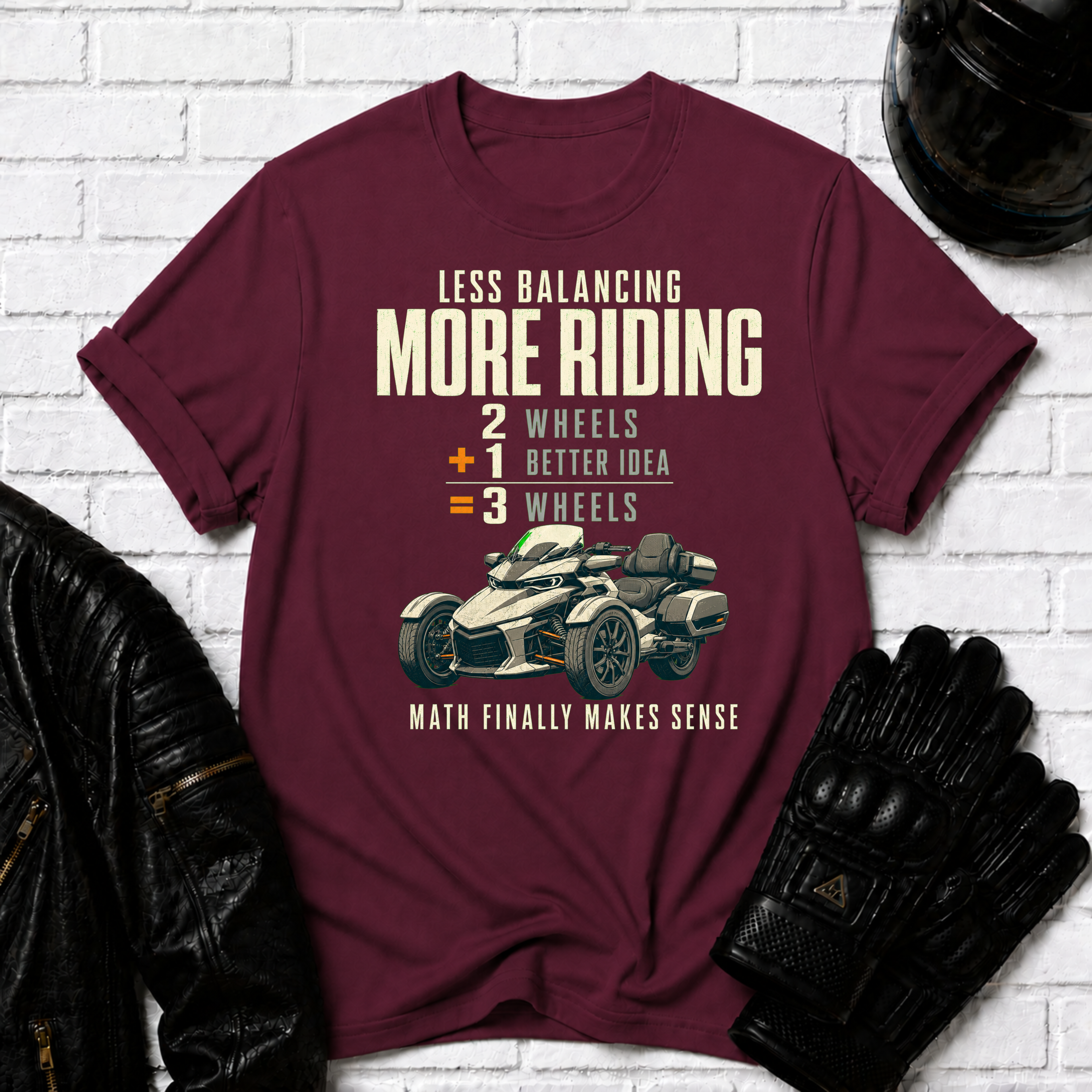 Less Balancing More Riding T-Shirt