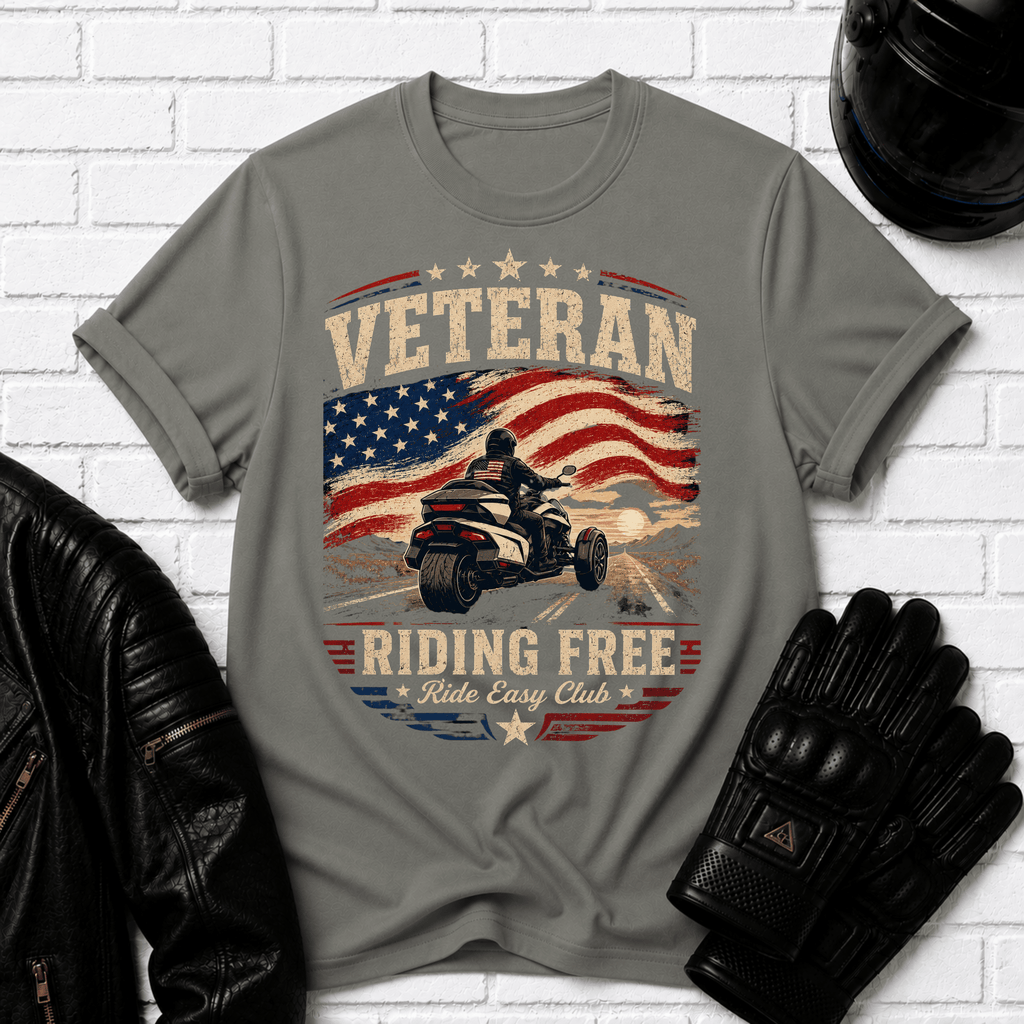 Veteran Riding Free T-Shirt