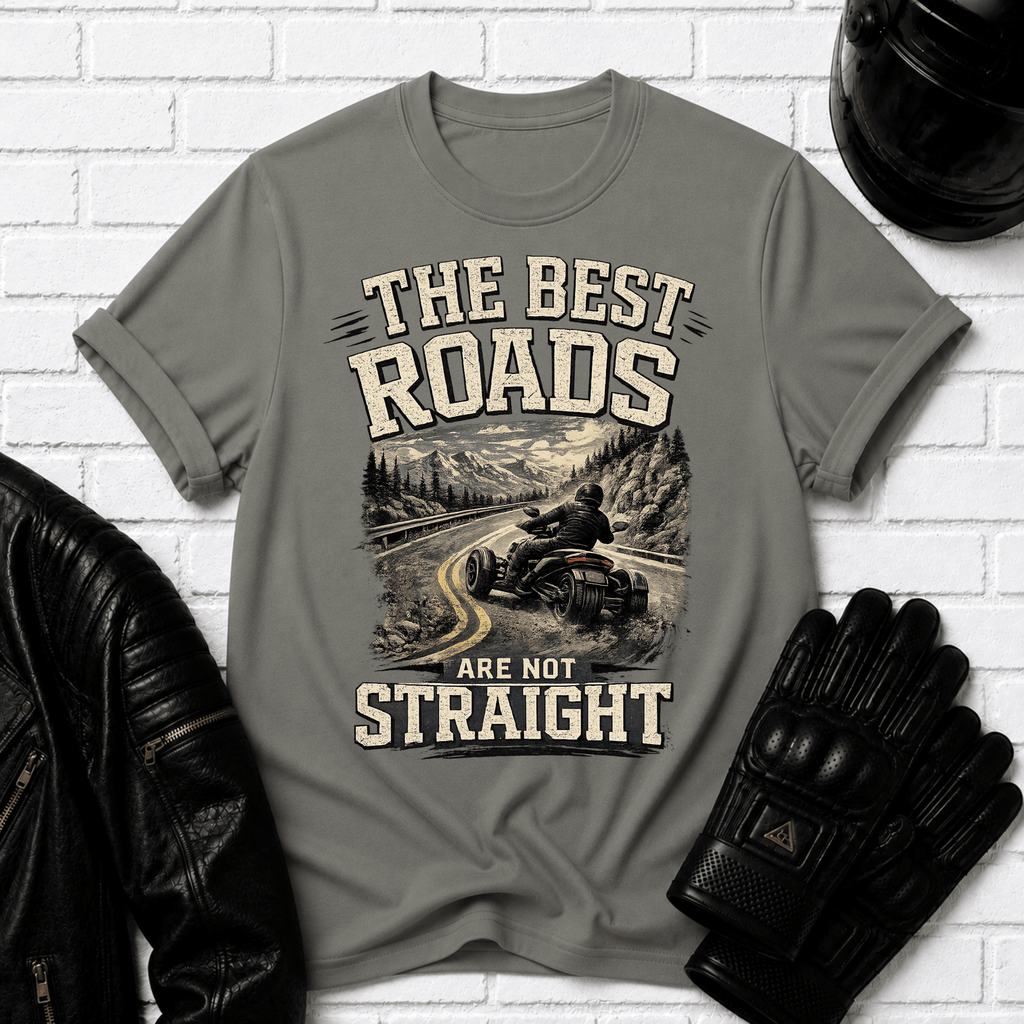 Best Roads Are Not Straight T-Shirt
