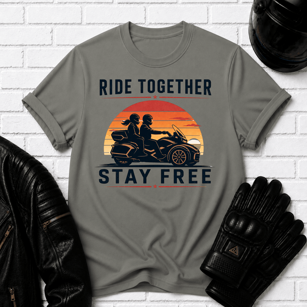 Ride Together Stay Together Sunset T-Shirt