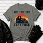 Ride Together Stay Together Sunset T-Shirt