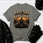 Jesus Take The Handlebars T-Shirt