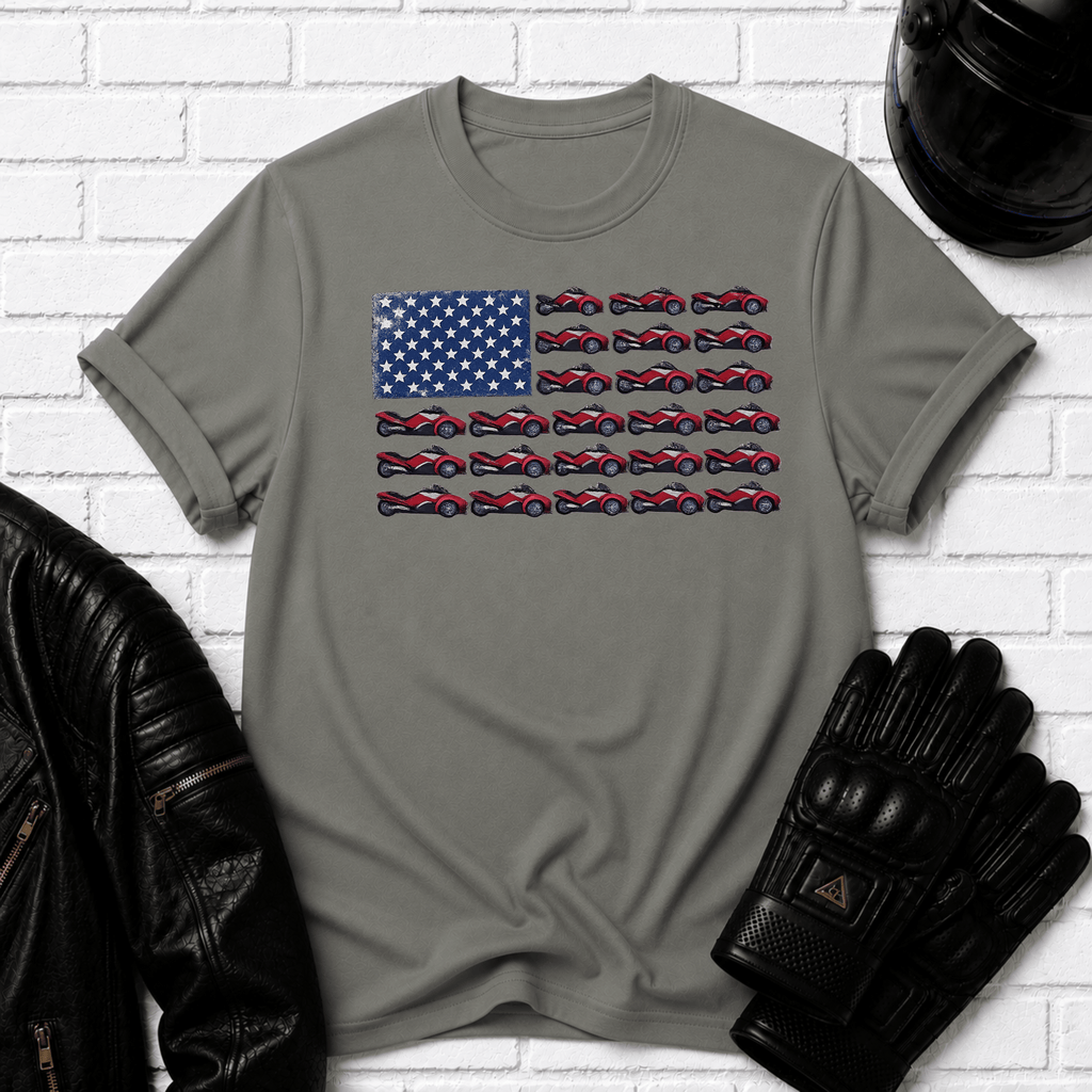 Flag of Bikes T-Shirt