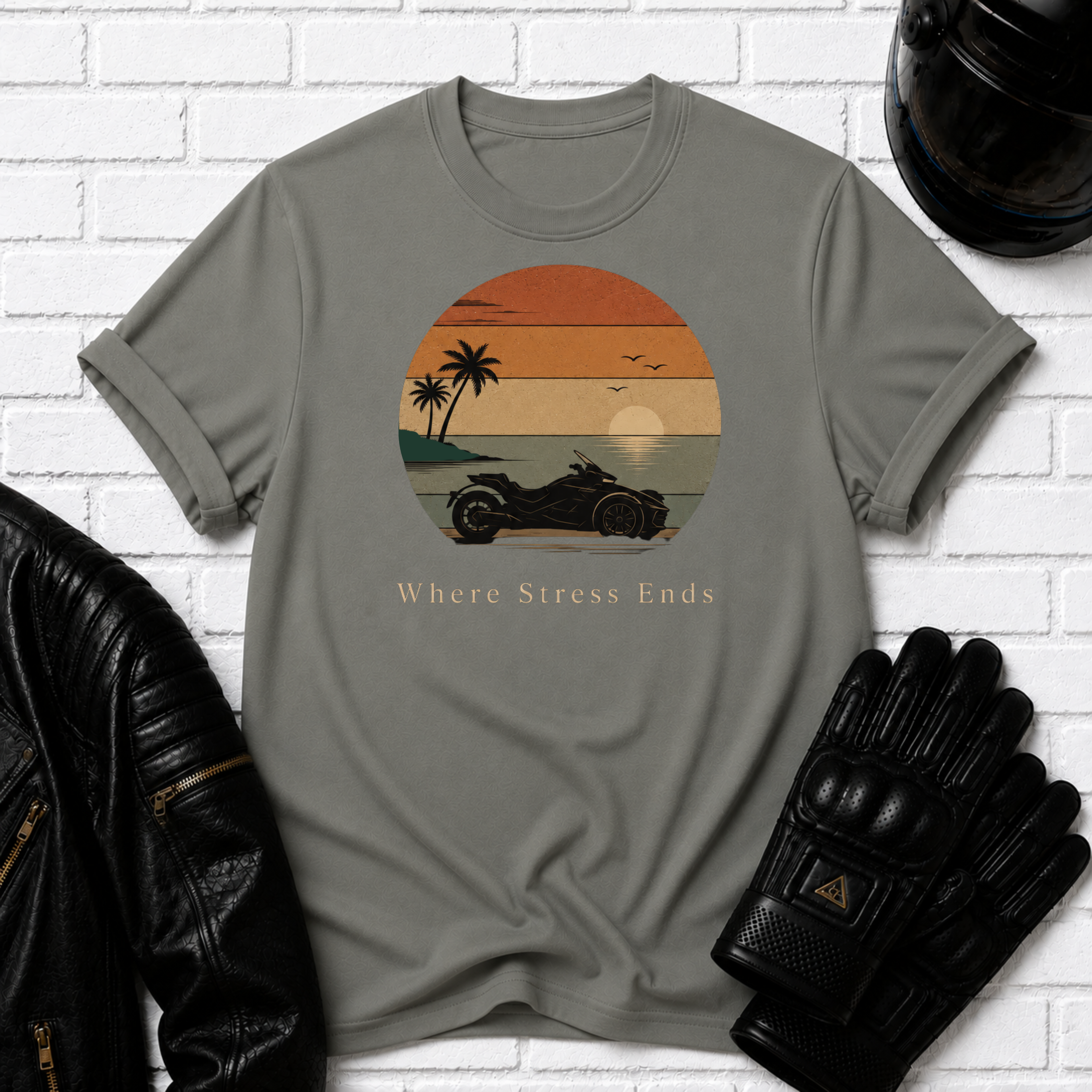 Where Stress Ends T-Shirt